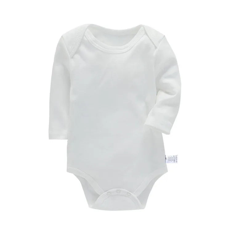 Body Bébé Coton Manches Longues – Unisexe, 3-24 Mois, Toutes Saisons