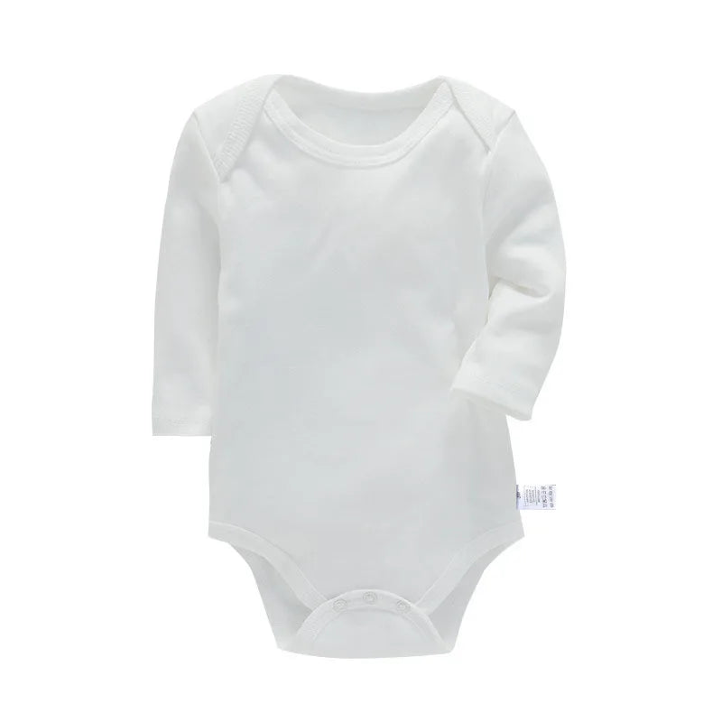 Body Bébé Coton Manches Longues – Unisexe, 3-24 Mois, Toutes Saisons