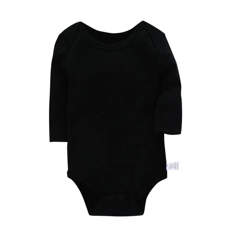 Body Bébé Coton Manches Longues – Unisexe, 3-24 Mois, Toutes Saisons