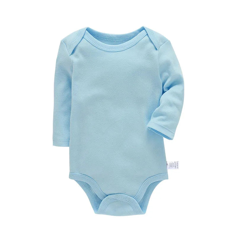 Body Bébé Coton Manches Longues – Unisexe, 3-24 Mois, Toutes Saisons