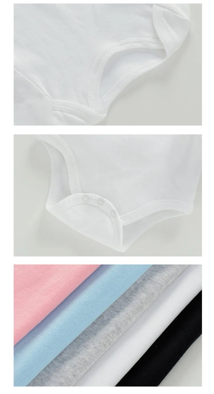 Body Bébé Coton Manches Longues – Unisexe, 3-24 Mois, Toutes Saisons