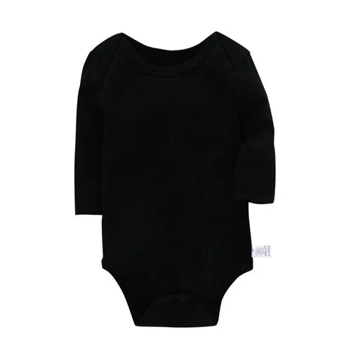 Body Bébé Coton Manches Longues – Unisexe, 3-24 Mois, Toutes Saisons