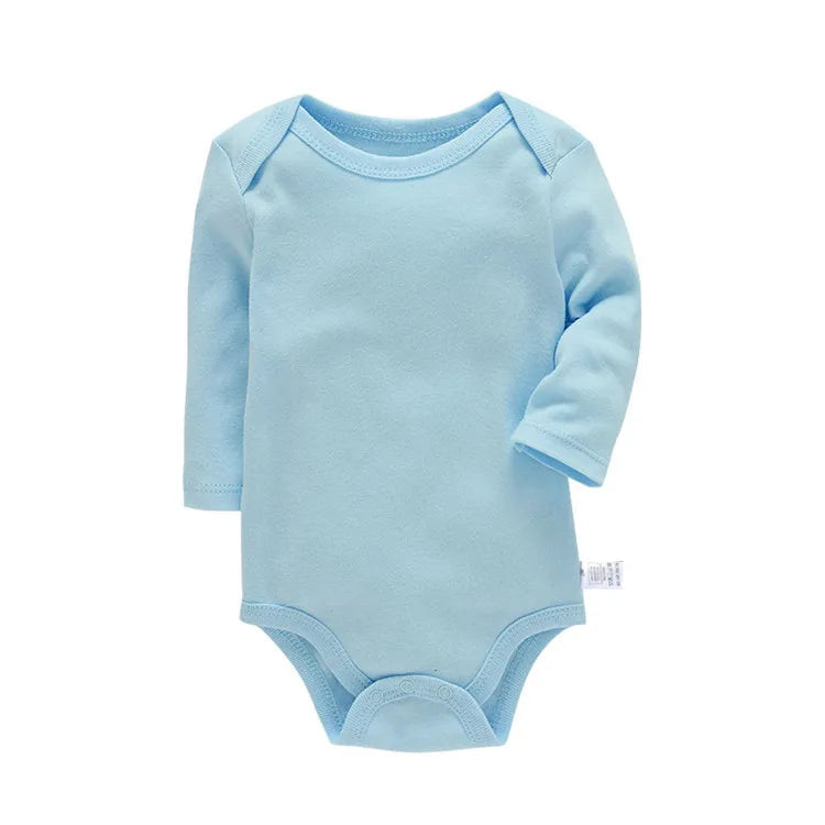 Body Bébé Coton Manches Longues – Unisexe, 3-24 Mois, Toutes Saisons