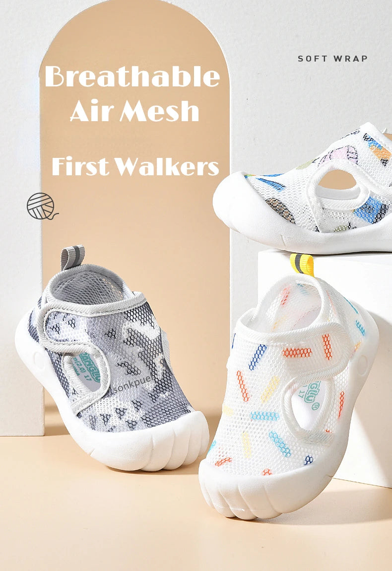 Sandales Enfant Respirantes – Chaussures Légères Semelle Souple 1-4 Ans