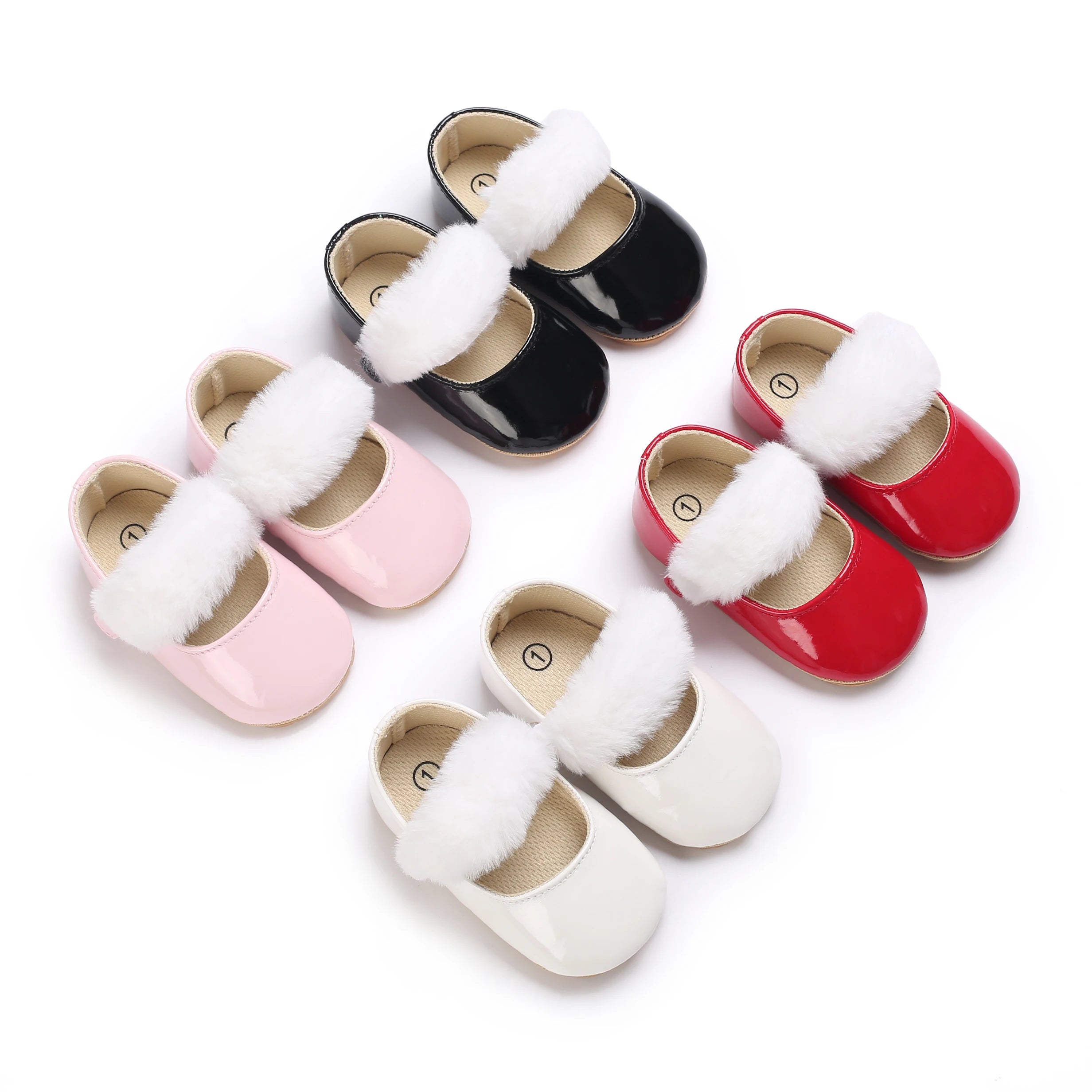 Chaussures Princesse Bébé Fille – Semelle Antidérapante, Dentelle & Nœud, 0-18 Mois