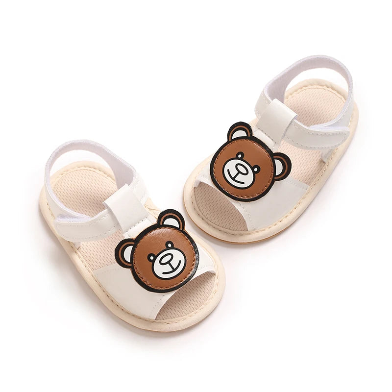 Infant Pre-Walker Shoes 0-18M Baby Shoes Summer Sandals, Cute Breathable Soft Sole Footwear for Boys Girls