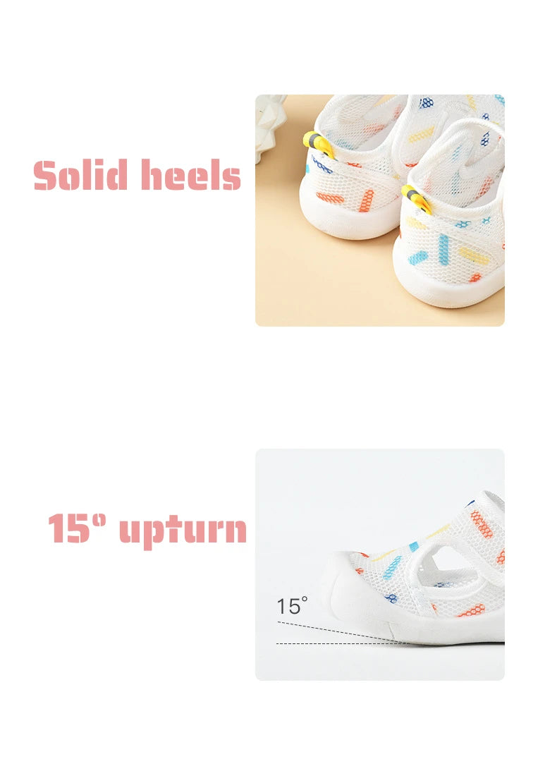 Sandales Enfant Respirantes – Chaussures Légères Semelle Souple 1-4 Ans