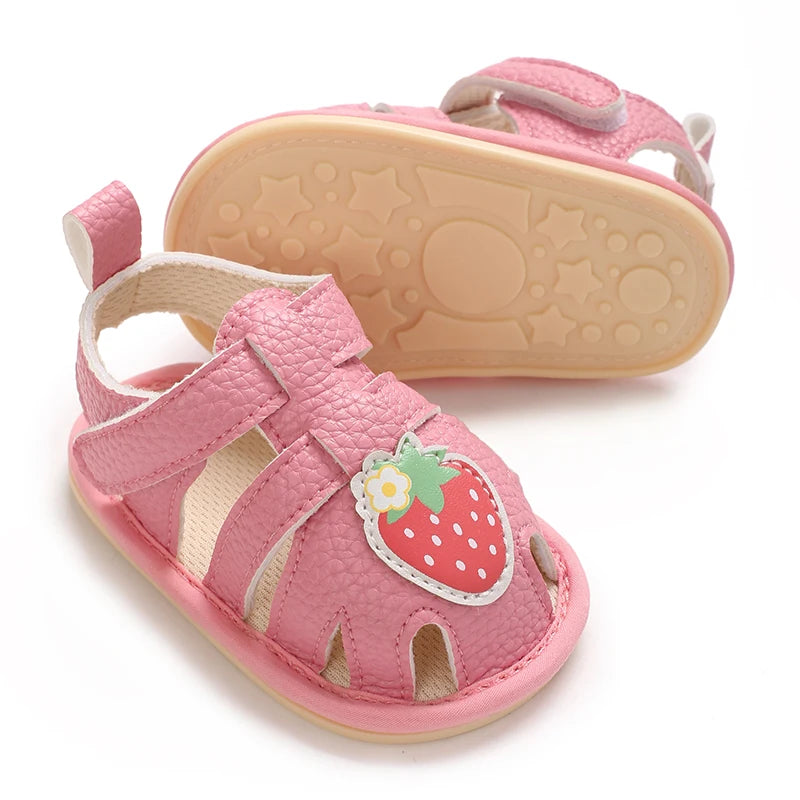 Infant Pre-Walker Shoes 0-18M Baby Shoes Summer Sandals, Cute Breathable Soft Sole Footwear for Boys Girls