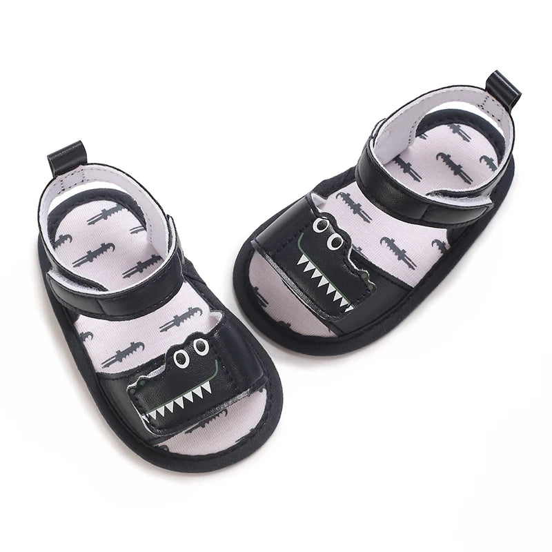 Infant Pre-Walker Shoes 0-18M Baby Shoes Summer Sandals, Cute Breathable Soft Sole Footwear for Boys Girls