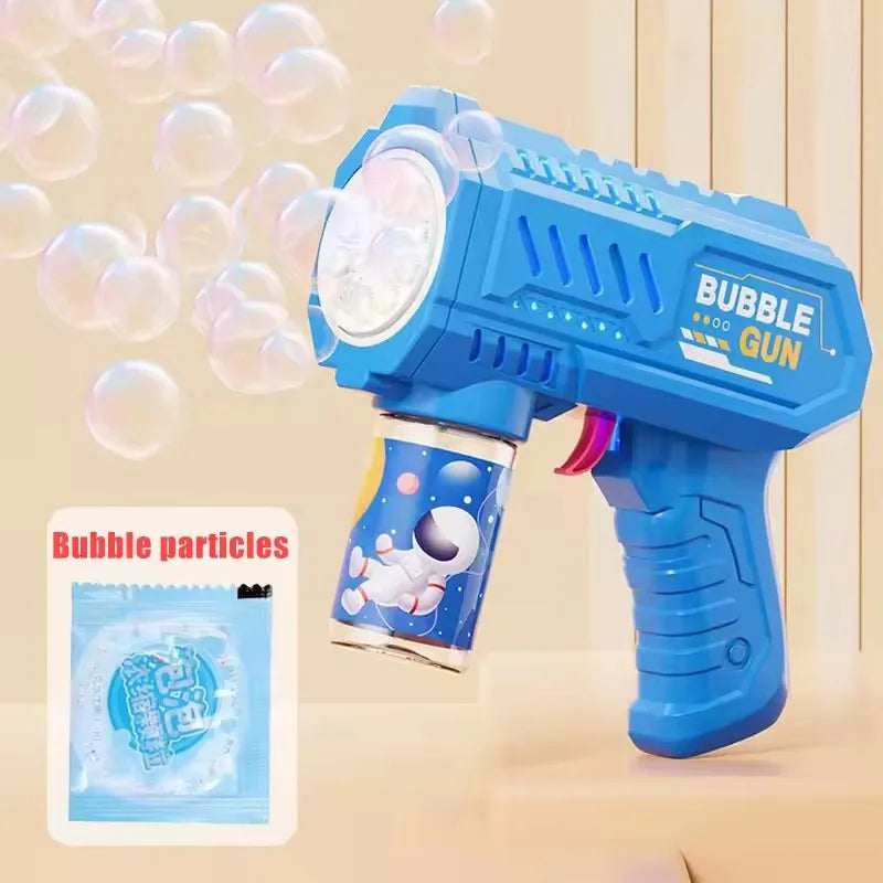 Pistolet à Bulles Automatique 🚀 – Jouet Extérieur Magique pour Enfants
