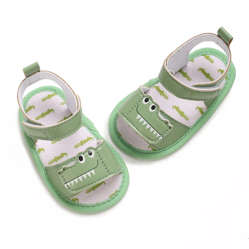 Infant Pre-Walker Shoes 0-18M Baby Shoes Summer Sandals, Cute Breathable Soft Sole Footwear for Boys Girls