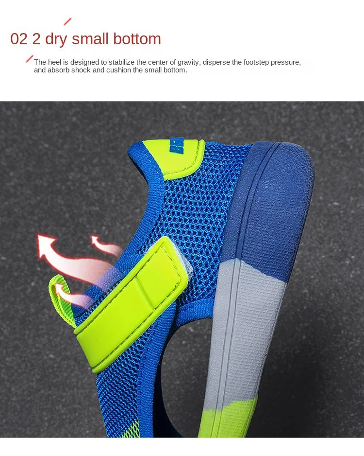 Sandales Légères Enfant – Été, Bout Fermé, Tailles 23-36