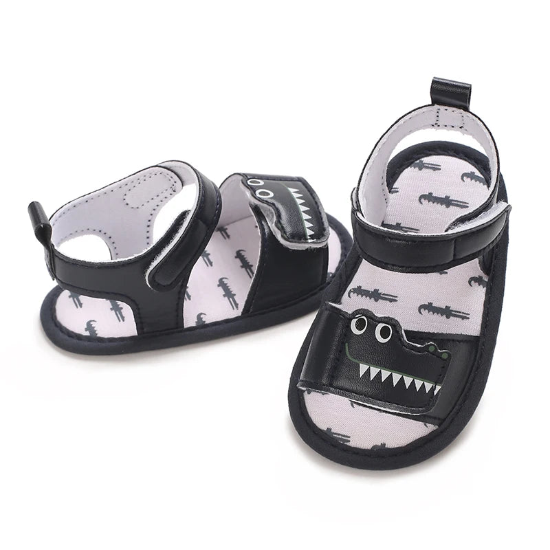 Infant Pre-Walker Shoes 0-18M Baby Shoes Summer Sandals, Cute Breathable Soft Sole Footwear for Boys Girls