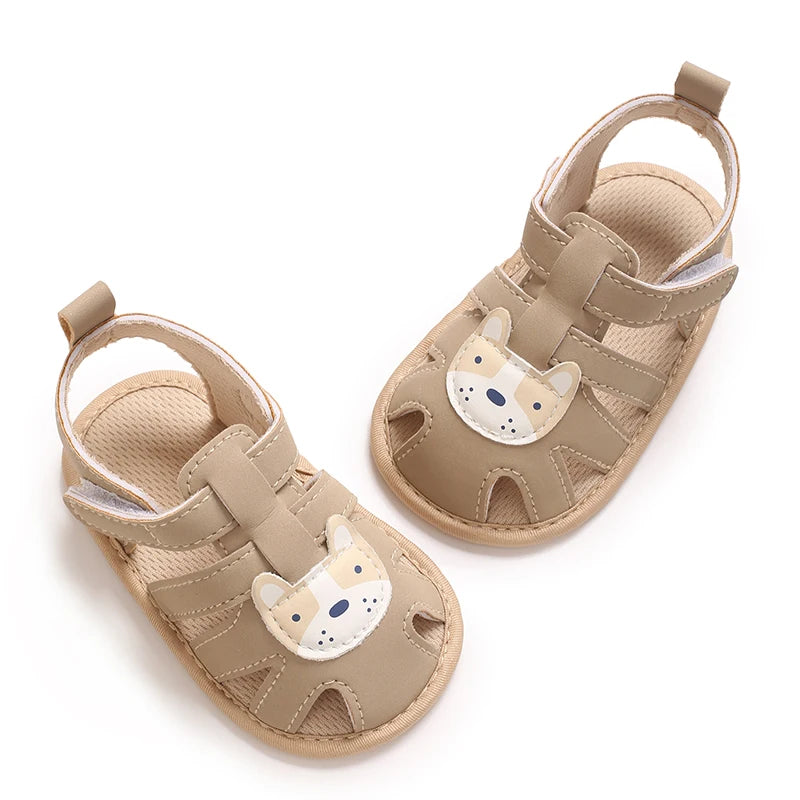 Infant Pre-Walker Shoes 0-18M Baby Shoes Summer Sandals, Cute Breathable Soft Sole Footwear for Boys Girls
