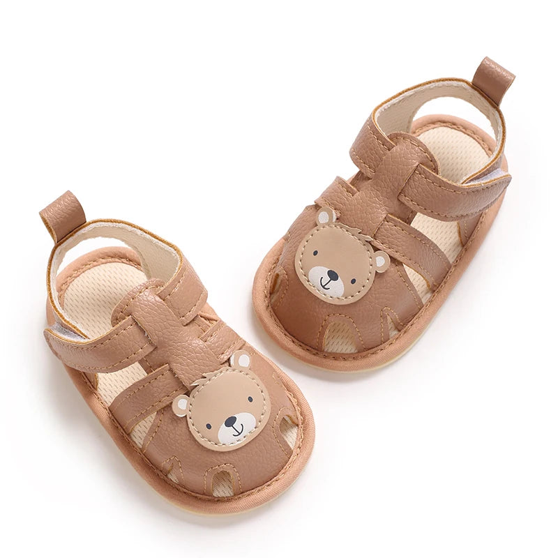 Infant Pre-Walker Shoes 0-18M Baby Shoes Summer Sandals, Cute Breathable Soft Sole Footwear for Boys Girls