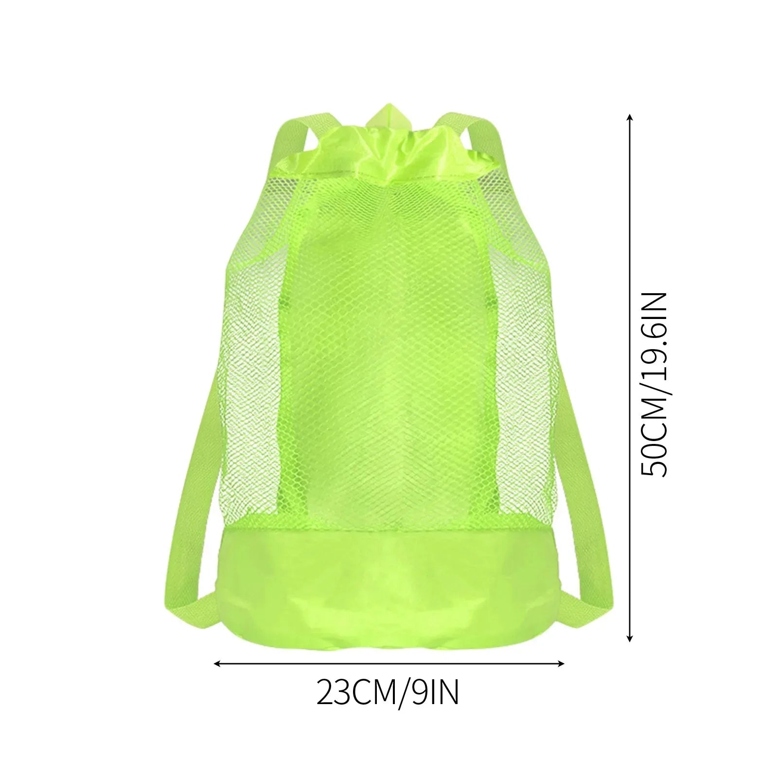 Sac de Plage Filet Enfant – Grand Format, Anti-Sable, Cordon de Serrage