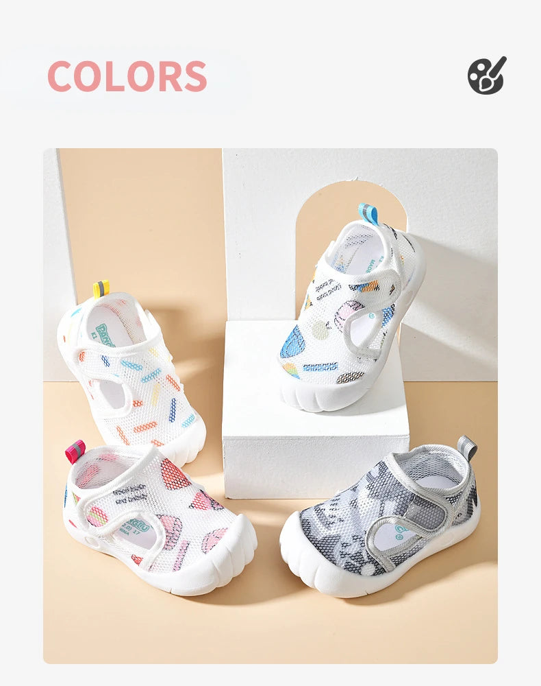 Sandales Enfant Respirantes – Chaussures Légères Semelle Souple 1-4 Ans