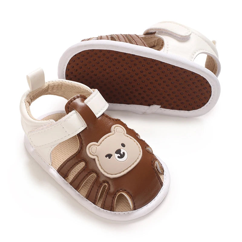 Infant Pre-Walker Shoes 0-18M Baby Shoes Summer Sandals, Cute Breathable Soft Sole Footwear for Boys Girls