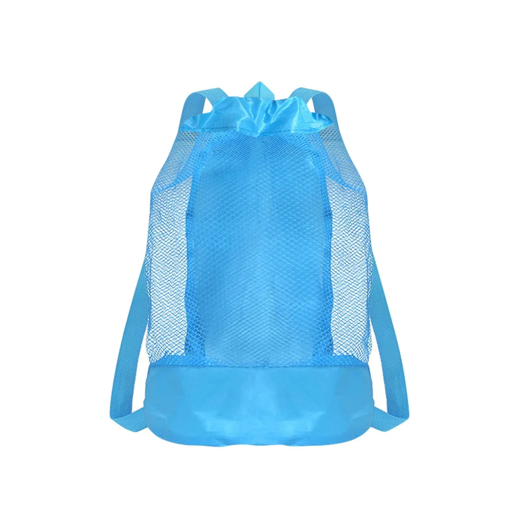 Sac de Plage Filet Enfant – Grand Format, Anti-Sable, Cordon de Serrage