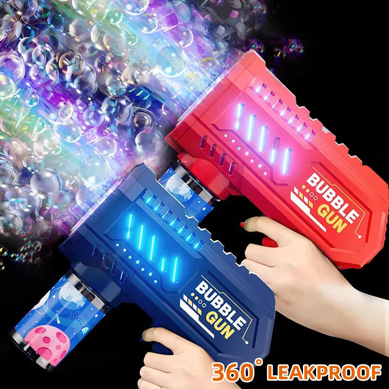 Pistolet à Bulles Automatique 🚀 – Jouet Extérieur Magique pour Enfants