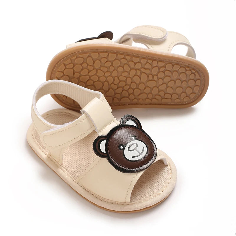 Infant Pre-Walker Shoes 0-18M Baby Shoes Summer Sandals, Cute Breathable Soft Sole Footwear for Boys Girls