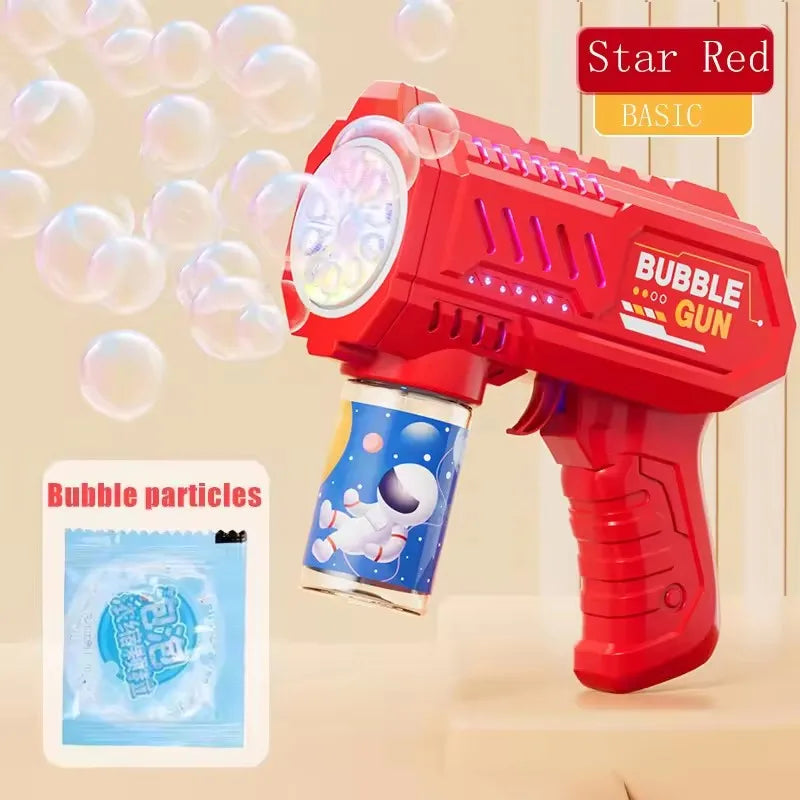 Pistolet à Bulles Automatique 🚀 – Jouet Extérieur Magique pour Enfants