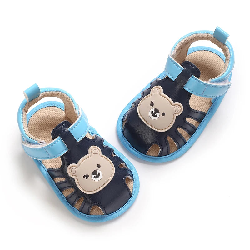 Infant Pre-Walker Shoes 0-18M Baby Shoes Summer Sandals, Cute Breathable Soft Sole Footwear for Boys Girls