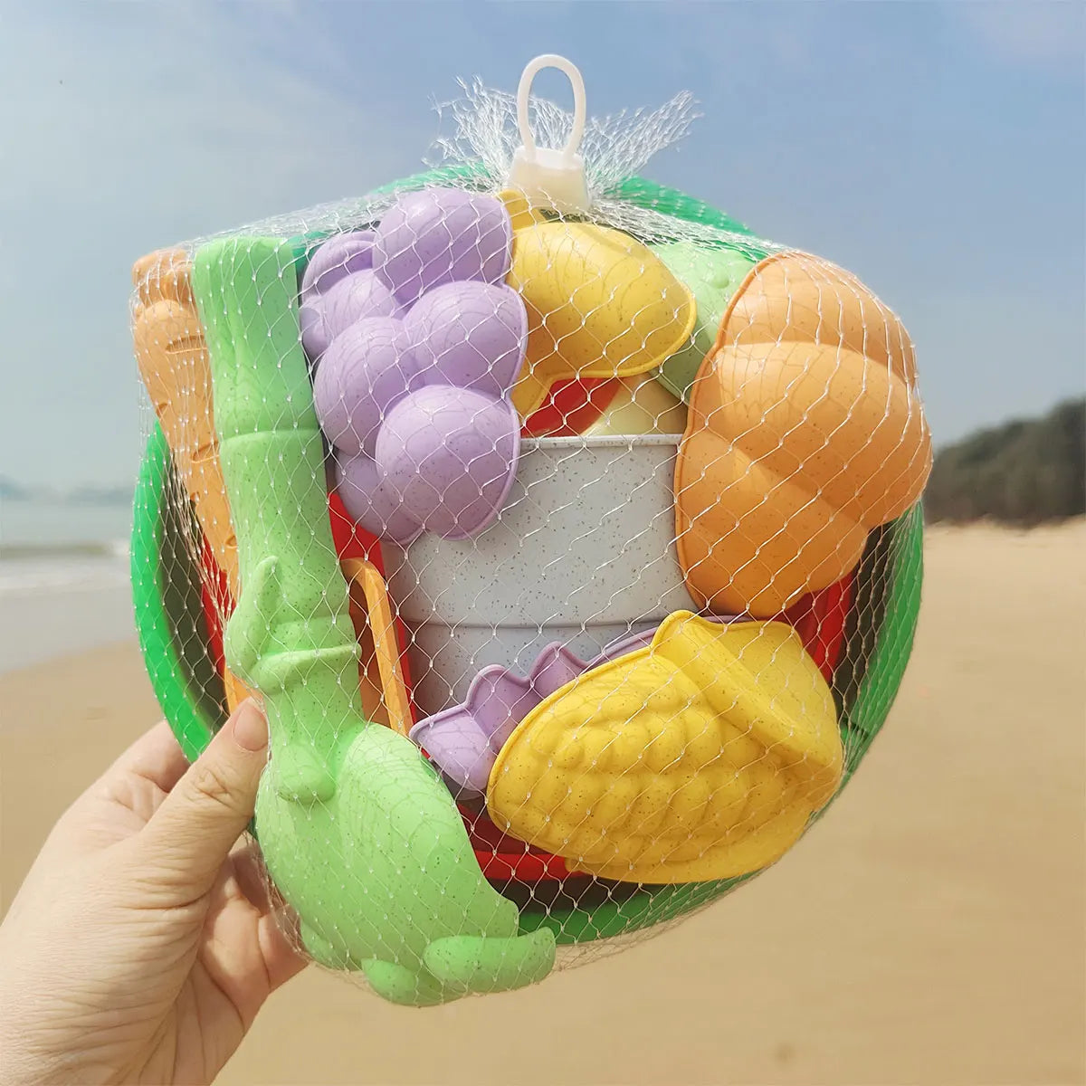 Set de Jouets de Plage Fruits – Seau, Pelle & Arrosoir pour Enfants