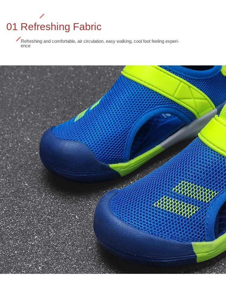 Sandales Légères Enfant – Été, Bout Fermé, Tailles 23-36
