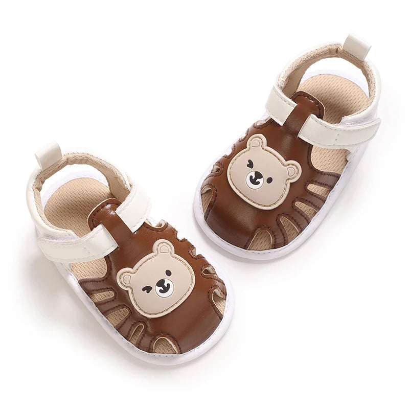 Infant Pre-Walker Shoes 0-18M Baby Shoes Summer Sandals, Cute Breathable Soft Sole Footwear for Boys Girls