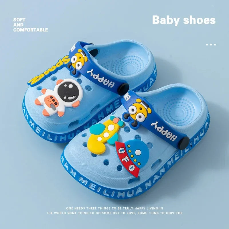 Sabots Mules Enfant Été – Semelle Souple Antidérapante, Unisexe, 6 Mois-5,5 Ans