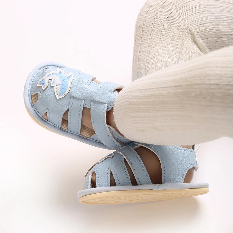 Infant Pre-Walker Shoes 0-18M Baby Shoes Summer Sandals, Cute Breathable Soft Sole Footwear for Boys Girls