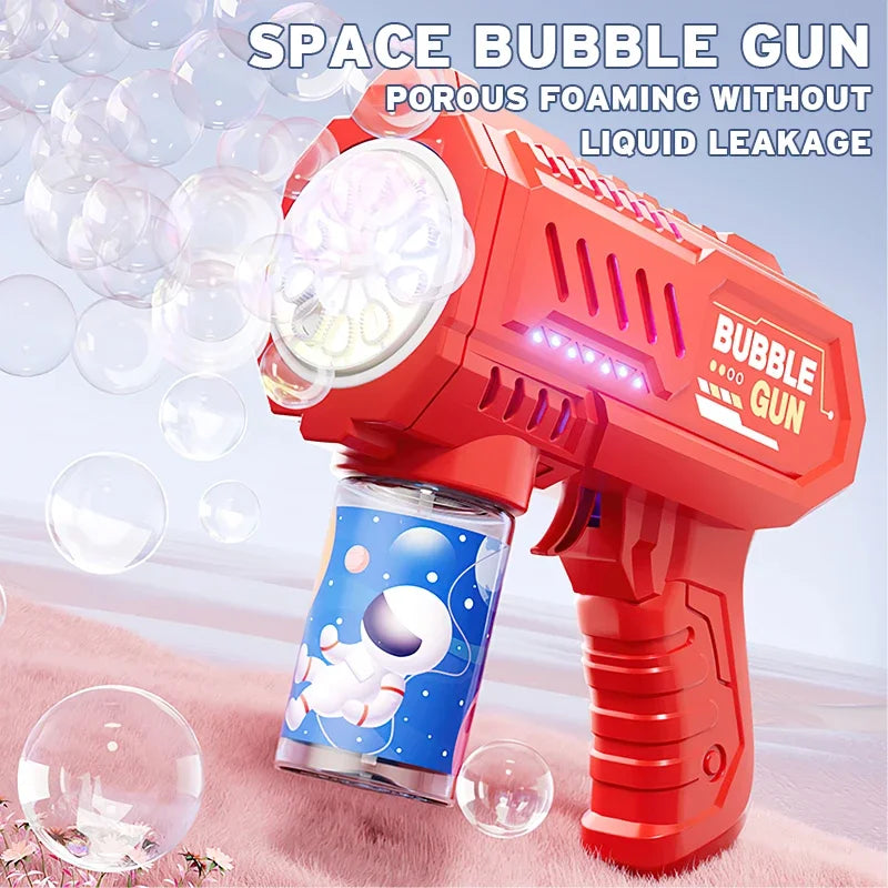 Pistolet à Bulles Automatique 🚀 – Jouet Extérieur Magique pour Enfants