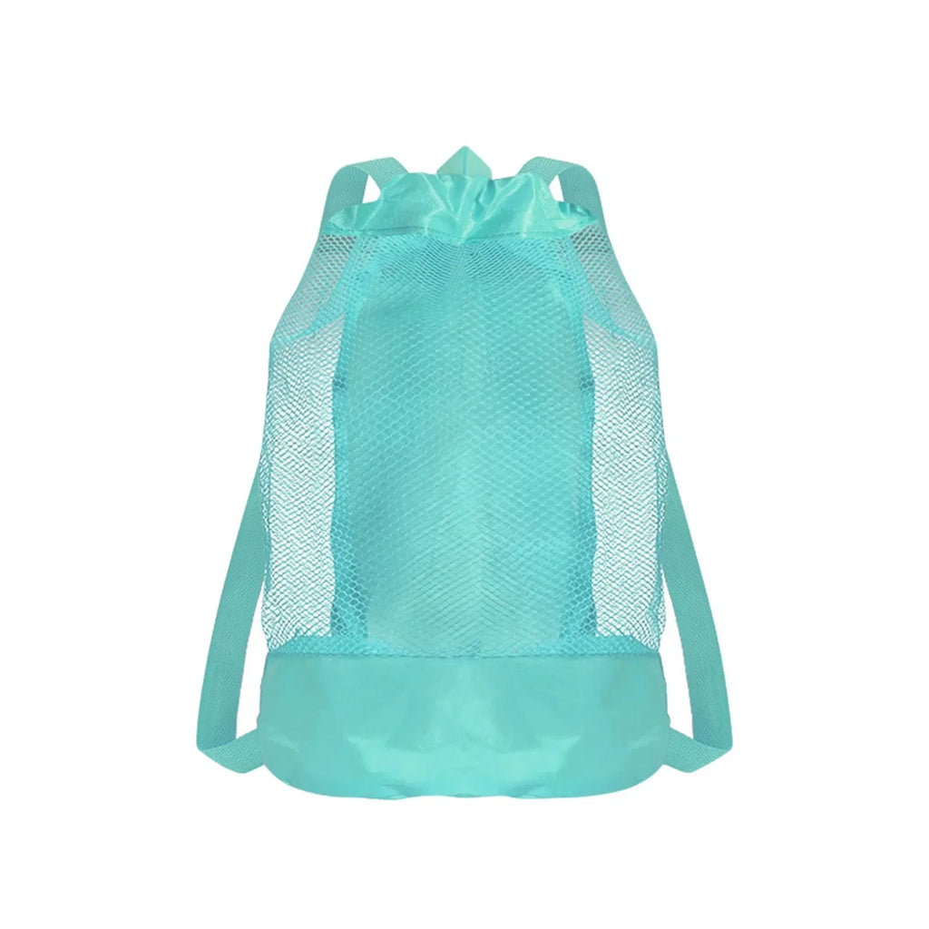 Sac de Plage Filet Enfant – Grand Format, Anti-Sable, Cordon de Serrage