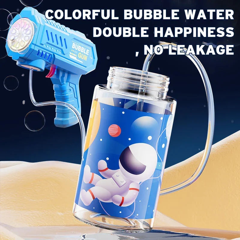 Pistolet à Bulles Automatique 🚀 – Jouet Extérieur Magique pour Enfants
