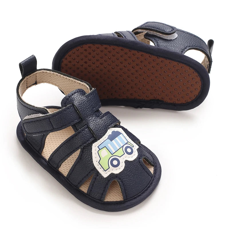 Infant Pre-Walker Shoes 0-18M Baby Shoes Summer Sandals, Cute Breathable Soft Sole Footwear for Boys Girls