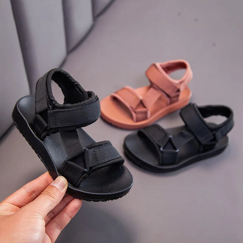 Sandales Sport Enfant Été – Respirantes, Semelle Caoutchouc, Unisexe, T.21-36