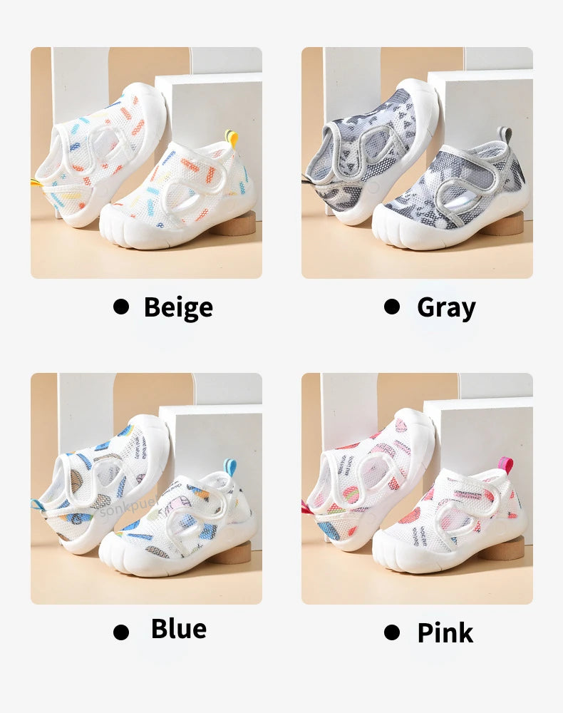 Sandales Enfant Respirantes – Chaussures Légères Semelle Souple 1-4 Ans