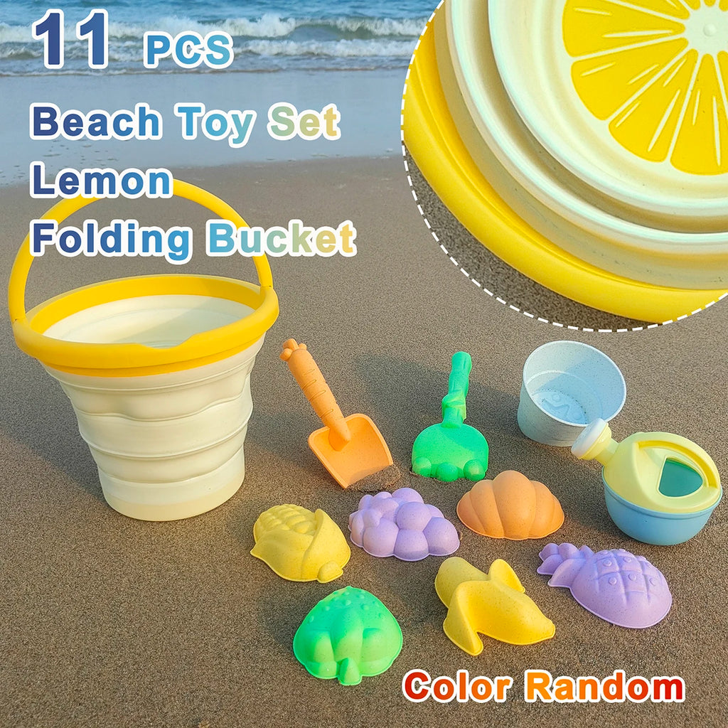Set de Jouets de Plage Fruits – Seau, Pelle & Arrosoir pour Enfants