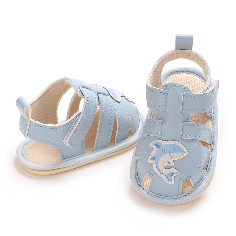 Infant Pre-Walker Shoes 0-18M Baby Shoes Summer Sandals, Cute Breathable Soft Sole Footwear for Boys Girls