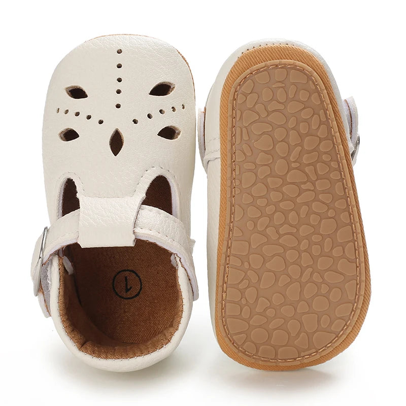Chaussures Princesse Bébé Fille – Semelle Antidérapante, Dentelle & Nœud, 0-18 Mois