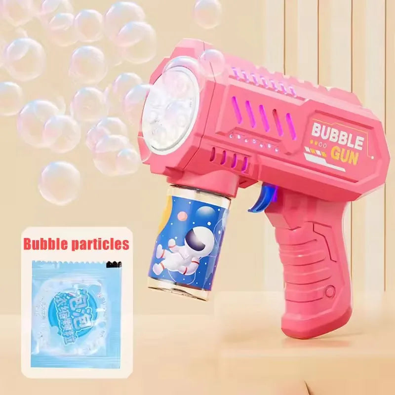 Pistolet à Bulles Automatique 🚀 – Jouet Extérieur Magique pour Enfants