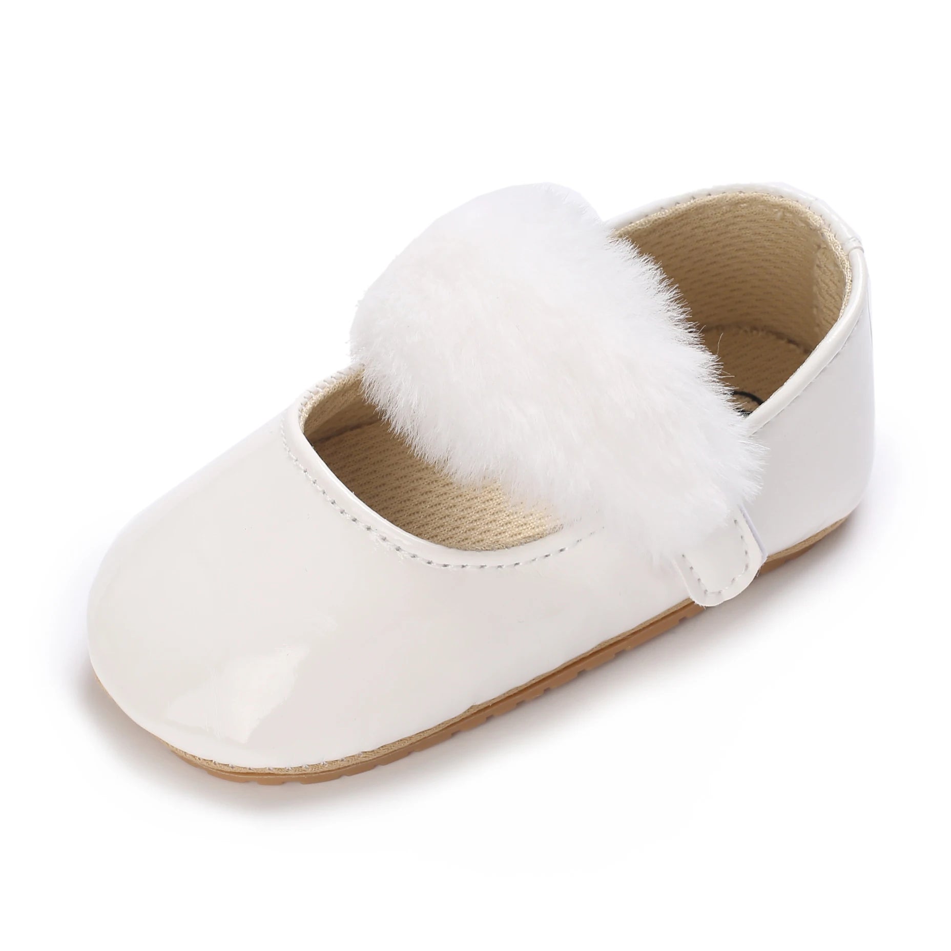 Chaussures Princesse Bébé Fille – Semelle Antidérapante, Dentelle & Nœud, 0-18 Mois