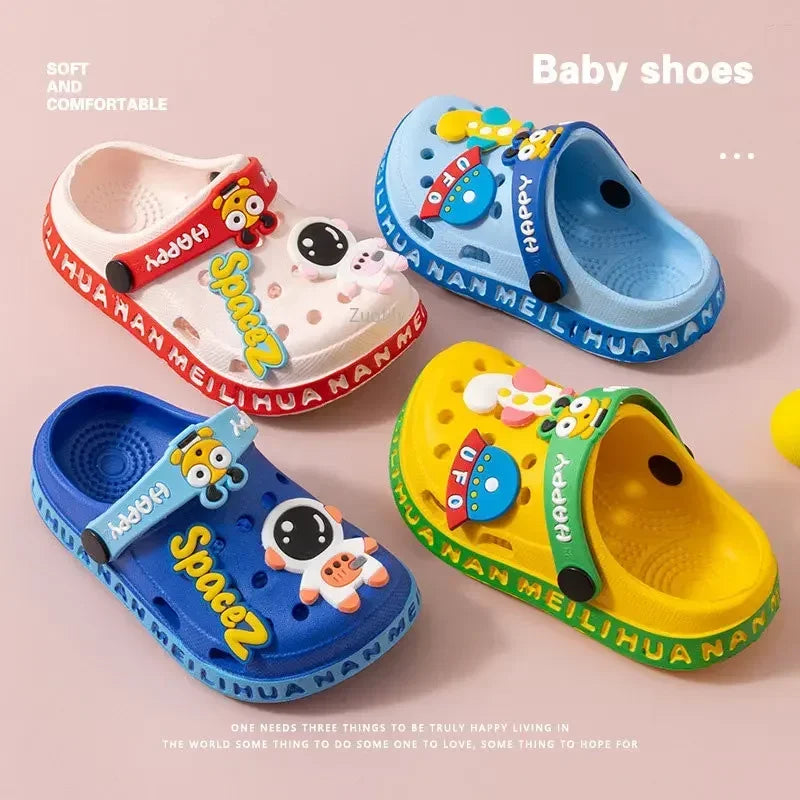 Sabots Mules Enfant Été – Semelle Souple Antidérapante, Unisexe, 6 Mois-5,5 Ans