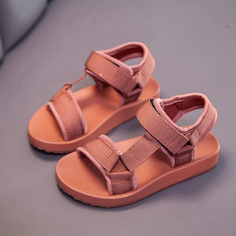 Sandales Sport Enfant Été – Respirantes, Semelle Caoutchouc, Unisexe, T.21-36