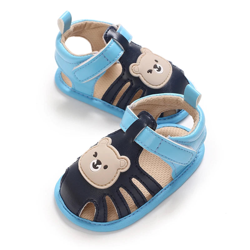 Infant Pre-Walker Shoes 0-18M Baby Shoes Summer Sandals, Cute Breathable Soft Sole Footwear for Boys Girls