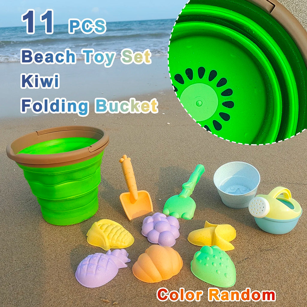 Set de Jouets de Plage Fruits – Seau, Pelle & Arrosoir pour Enfants