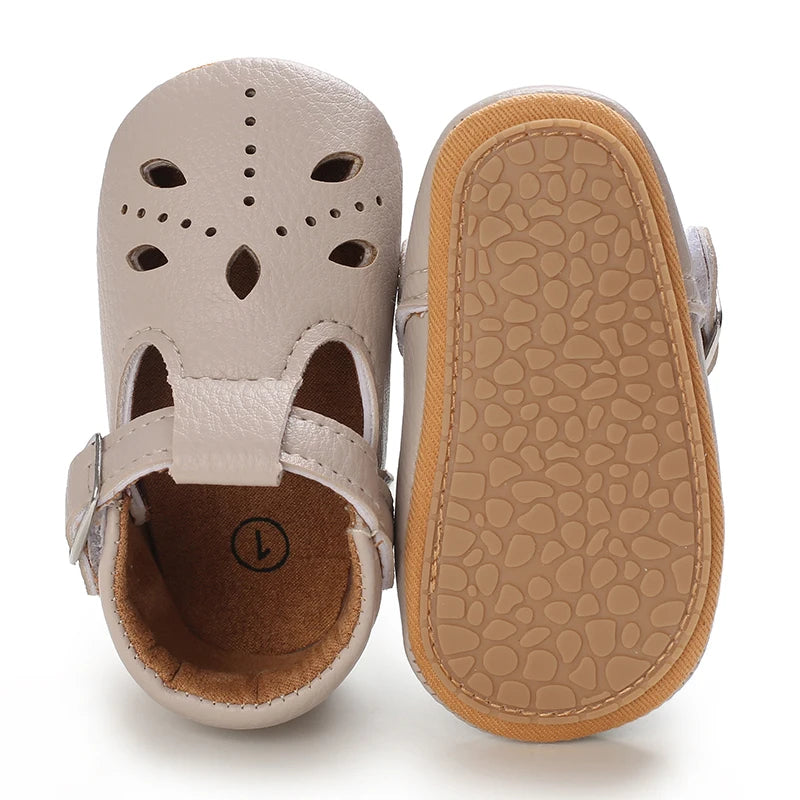 Chaussures Princesse Bébé Fille – Semelle Antidérapante, Dentelle & Nœud, 0-18 Mois