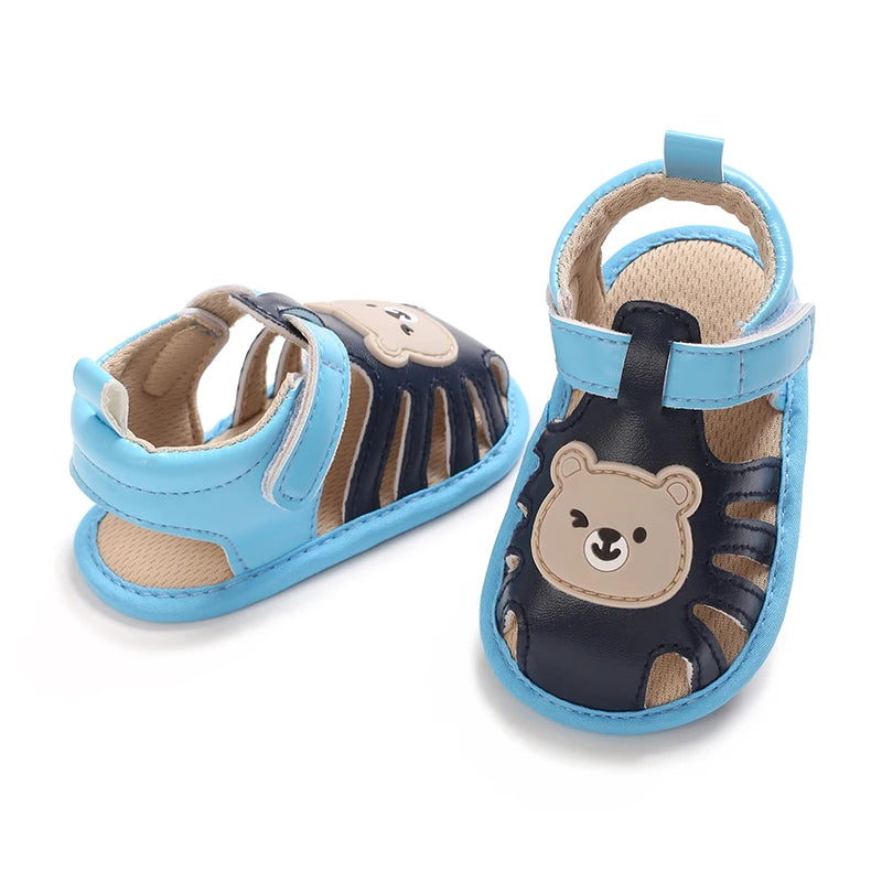 Infant Pre-Walker Shoes 0-18M Baby Shoes Summer Sandals, Cute Breathable Soft Sole Footwear for Boys Girls