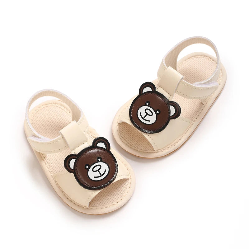 Infant Pre-Walker Shoes 0-18M Baby Shoes Summer Sandals, Cute Breathable Soft Sole Footwear for Boys Girls